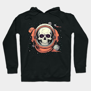 Skull Astronaut With Planets Hoodie